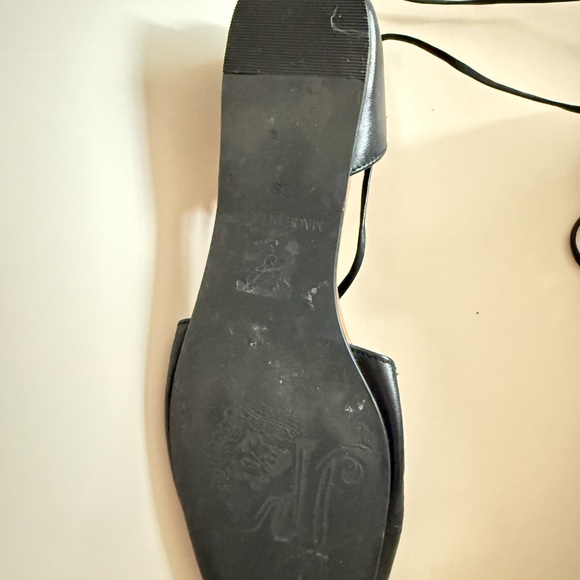 Free People Black Lace-Up Ballet Flats | Wrap Tie | Balletcore | Women’s - Picture 8 of 8